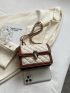 Mini Square Bag Quilted Chain Strap Flap Design