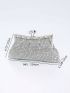Small Evening Bag Rhinestone Decor Chain Strap For Prom