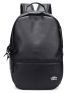 Black Minimalist Laptop Backpack Waterproof Adjustable Strap For Work
