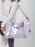 Holographic Double Handle Gym Bag