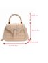 Geometric Embossed Novelty Bag Flap PU