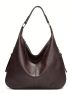 Women Handbag Fashion Oversized Shoulder Bag Girls Hobo Bag Pu Vintage Bag