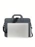Gray Classic Briefcase Zipper