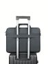 Gray Classic Briefcase Zipper
