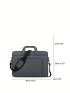 Gray Classic Briefcase Zipper