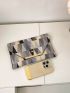 Medium Envelope Bag Geometric Pattern Flap