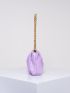 Women Minimalist Ruched Bag Pouch Dumpling Crossbody Bag Cloud Handbag Soft Clutch Purse Shoulder Bag