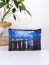 Painting Graphic Purse Coin Purse, Women's Stylish Storage Bag