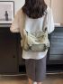 Large Canvas Shoulder Bag For Ladies