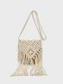 Mini Crochet Bag Fringe Decor Vacation