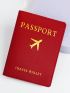 1pc PU Passport Holder Case New Women Men Passport Cover Wallet Purse Travel Bank Card