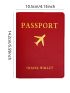 1pc PU Passport Holder Case New Women Men Passport Cover Wallet Purse Travel Bank Card