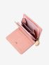 Cartoon & Letter Graphic Small Wallet Cute