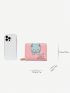 Cartoon & Letter Graphic Small Wallet Cute
