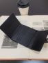 Solid Color Small Wallet Fold Over