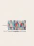 Medium Envelope Bag Geometric Pattern Flap