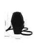 Retro Gothic Shoulder Bag Crossbody Bag Coffin Purse For Women Girls Theme Party
