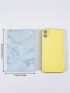 Marble Pattern Passport Case For Travel