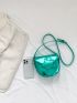 Mini Flap Saddle Bag Metallic Star Decor Funky