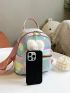Colorblock Classic Backpack Classic Backpack With Heart Bag Charm