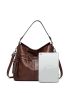 Minimalist Hobo Bag With Wristlet Bag Vintage
