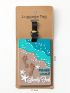 Letter Graphic Luggage Tag PVC
