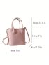 Mini Bucket Bag Minimalist Pink