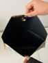 Medium Envelope Bag Geometric Pattern Flap