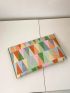 Medium Envelope Bag Geometric Pattern Flap