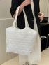 Small Tote Bag Double Handle Textured