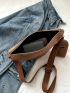 Solid Color Novelty Bag With Coin Purse