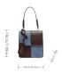 Colorblock Square Bag Mini With Bag Charm Top Handle