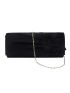 Medium Envelope Bag Floral Decor Ruched Detail For Party