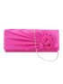 Medium Envelope Bag Floral Decor Ruched Detail For Party