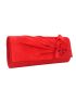 Medium Envelope Bag Floral Decor Ruched Detail For Party