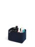 Navy Blue Felt Handbag Insert Bag Organizer Portable Cosmetic Bag