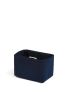 Navy Blue Felt Handbag Insert Bag Organizer Portable Cosmetic Bag