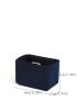 Navy Blue Felt Handbag Insert Bag Organizer Portable Cosmetic Bag