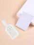 Solid Color Luggage Tag PU With Travel Boarding Passport Case