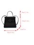 Mini Square Bag Polyester Black