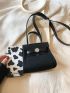 Mini Square Bag Polyester Black