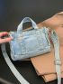Casual Fashion Denim Women Bag Lady Handbag Denim Tote Women Shoulder Bag Denim Bag