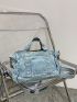 Casual Fashion Denim Women Bag Lady Handbag Denim Tote Women Shoulder Bag Denim Bag