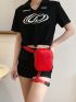 Hot Trendy Stylish Women Waist Leg Belt Leather Cool Girl Bag Fanny Pack For Outdoor