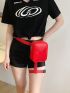 Hot Trendy Stylish Women Waist Leg Belt Leather Cool Girl Bag Fanny Pack For Outdoor