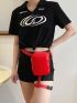 Hot Trendy Stylish Women Waist Leg Belt Leather Cool Girl Bag Fanny Pack For Outdoor