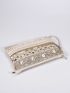 Shell & Sequin Decor Square Bag Polyester