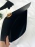 Crocodile Embossed Envelope Bag Flap Metallic PU Funky