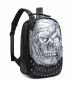 PU Fashion Backpack Studded & Skull Decor Punk