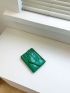 PU Small Wallet Crocodile Embossed Black Flap